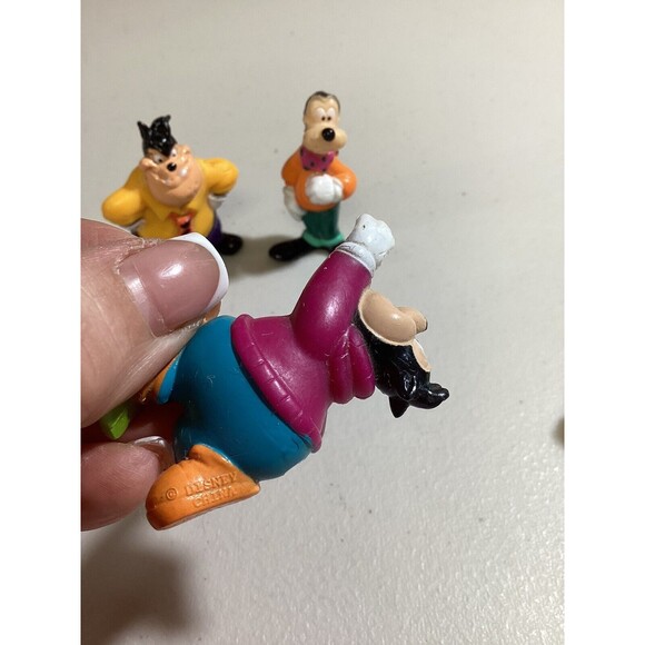 Vintage Disney PVC Figures Lot Goofy Movie Goof Troop Max Pete Goofy Petey P.J. - Picture 5 of 9
